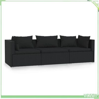 OEM Canapé 3 Places - Fafeicy - 317522 - Résine Tressée - Modulaire - Déhoussable - Publicité OEM Canapé 3 Places - Fafeicy - 317522 - Résine Tressée - Modulaire - Déhoussable - Publicité