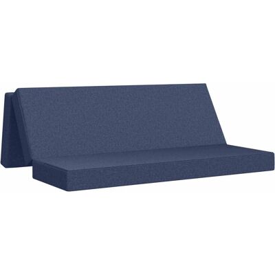 Canapé-lit Pliable 200 X 67 X 45 Cm Bleu Vidaxl - Publicité Canapé-lit Pliable 200 X 67 X 45 Cm Bleu Vidaxl - Publicité