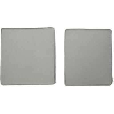 SANS MARQUE Housse De Coussin Lot De 2 Coussins De Chaise Coussins D'Assise Déhoussables Coussins Matelassé Rembourré Mousse Polyester Gris Clair - Publicité SANS MARQUE Housse De Coussin Lot De 2 Coussins De Chaise Coussins D'Assise Déhoussables Coussins Matelassé Rembourré Mousse Polyester Gris Clair - Publicité