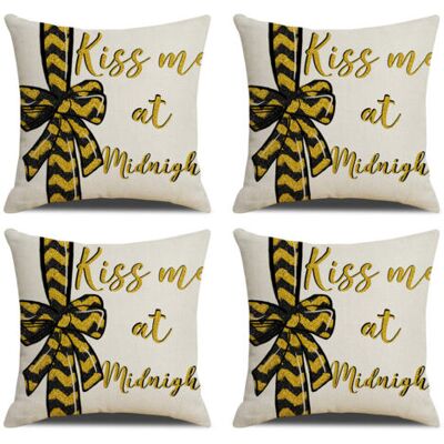 OEM Bonne Année Housses De Coussin Décoratives Pour Le Nouvel An Et Les Fêtes D'Hiver, Parfaites Pour Décorer Votre Canapé Ou Votre Fauteuil - Publicité OEM Bonne Année Housses De Coussin Décoratives Pour Le Nouvel An Et Les Fêtes D'Hiver, Parfaites Pour Décorer Votre Canapé Ou Votre Fauteuil - Publicité