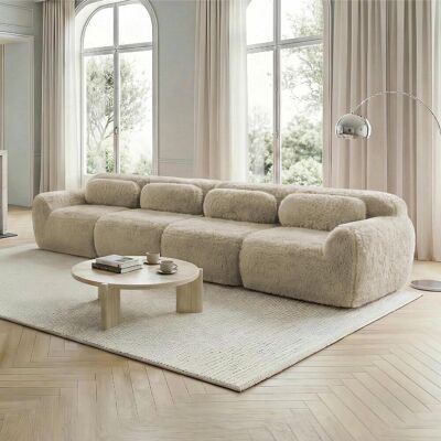OEM Canapé 4 Places, Tissu Peluche Haut De Gamme, Design Modulable, Base Antidérapante, Avec Coussins. Soutien Ergonomique, Mousse Haute Résilience, Convient Au Salon Et À La Chambre, Couleur Kaki Clair. Publicité OEM Canapé 4 Places, Tissu Peluche Haut De Gamme, Design Modulable, Base Antidérapante, Avec Coussins. Soutien Ergonomique, Mousse Haute Résilience, Convient Au Salon Et À La Chambre, Couleur Kaki Clair. Publicité