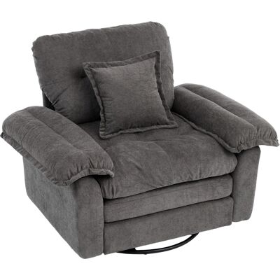 CAPSKA Caizifauteuil Pivotant 360° En Chenille, Grand Format Pour La Lecture – Fauteuil D'Appoint Confortable Avec Coussin De Soutien, Canapé 1 Place Rembourré Pour Chambre, Salon Et Chambre D'Enfant - Publicité CAPSKA Caizifauteuil Pivotant 360° En Chenille, Grand Format Pour La Lecture – Fauteuil D'Appoint Confortable Avec Coussin De Soutien, Canapé 1 Place Rembourré Pour Chambre, Salon Et Chambre D'Enfant - Publicité