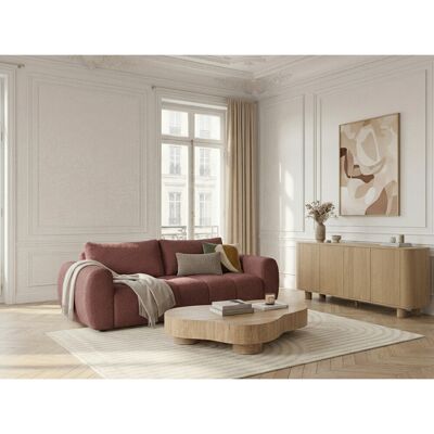 Bobochic - Canapé Droit Convertible Ouverture Express 3 Places Fuji Tissu Lisse Rouge - Publicité Bobochic - Canapé Droit Convertible Ouverture Express 3 Places Fuji Tissu Lisse Rouge - Publicité