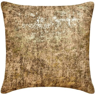 OEM Housses De Coussin Décoratives Homecentric 40 X 40 Cm, Velours Marron Et Doré Texturé, Pour Canapé - Glamour Plaqué Or Marron - Publicité OEM Housses De Coussin Décoratives Homecentric 40 X 40 Cm, Velours Marron Et Doré Texturé, Pour Canapé - Glamour Plaqué Or Marron - Publicité