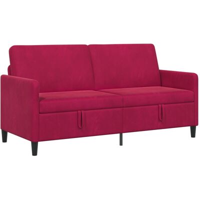 Sofa Avec Rangement Bordeaux 172 X 78 X 87 Cm Polyester Vidaxl - Publicité Sofa Avec Rangement Bordeaux 172 X 78 X 87 Cm Polyester Vidaxl - Publicité