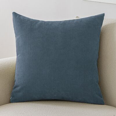KEEMOTE Housse De Coussin En Chenille Unie – 45 X 45 Cm, Pour Canapé, Dossier Ou Soutien Lombaire, Décoration Intérieure Salon Moderne, Bleu Classique (housse Seule) - Publicité KEEMOTE Housse De Coussin En Chenille Unie – 45 X 45 Cm, Pour Canapé, Dossier Ou Soutien Lombaire, Décoration Intérieure Salon Moderne, Bleu Classique (housse Seule) - Publicité
