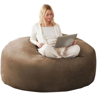 ACKERMAN 6ft Sac De Bean Bag, Fauteuil Bean Bag, Canapé Pour Adultes, Fauteuil De Lecture Doux Et Confortable, Adapté Pour Chambre À Coucher, Balcons Et Autres Lieux - Publicité ACKERMAN 6ft Sac De Bean Bag, Fauteuil Bean Bag, Canapé Pour Adultes, Fauteuil De Lecture Doux Et Confortable, Adapté Pour Chambre À Coucher, Balcons Et Autres Lieux - Publicité