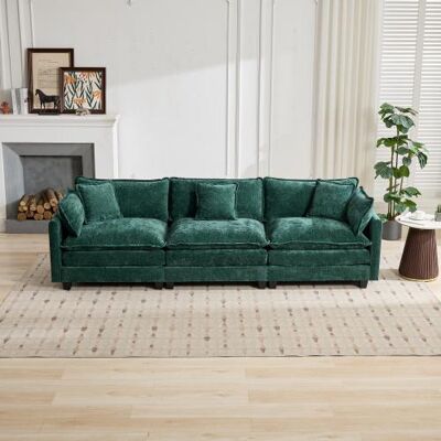 Acavallo Fauteuil Une Place (pouf Non Inclus) — Fauteuil D'Angle Moderne, Idéal Pour Salons, Chambres Et Appartements — Rembourrage Confortable À Double Épaisseur — Tissu En Chenille Respirant - Publicité Acavallo Fauteuil Une Place (pouf Non Inclus) — Fauteuil D'Angle Moderne, Idéal Pour Salons, Chambres Et Appartements — Rembourrage Confortable À Double Épaisseur — Tissu En Chenille Respirant - Publicité