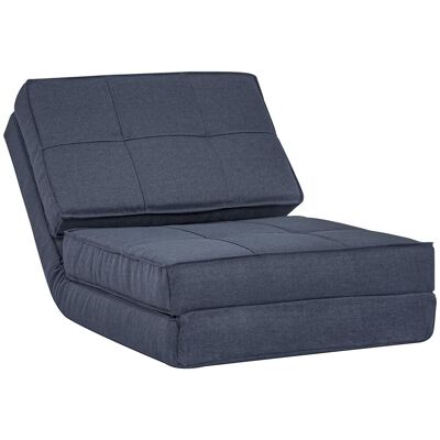 OEM Canapé-lit De Sol Pliable, Fauteuil Convertible, Réglable En 5 Positions, Canapé-lit Une Place, Bleu Foncé, 61 X 73 X 58 Cm, Pour Des Moments De Détente En Toute Flexibilité - Publicité OEM Canapé-lit De Sol Pliable, Fauteuil Convertible, Réglable En 5 Positions, Canapé-lit Une Place, Bleu Foncé, 61 X 73 X 58 Cm, Pour Des Moments De Détente En Toute Flexibilité - Publicité