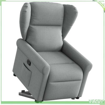 OEM Fauteuil Inclinable - 3303374 - Gris Clair - Tissu Polyester - Moteur De Levage Électrique - Publicité OEM Fauteuil Inclinable - 3303374 - Gris Clair - Tissu Polyester - Moteur De Levage Électrique - Publicité
