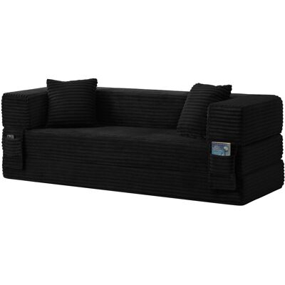 OEM Ce Canapé Moderne En Velours Côtelé Arbore Une Allure Élégante, Un Design Carré Classique Et Une Construction Unique À Double Couche Qui Peut Se Transformer En Lit, - Publicité OEM Ce Canapé Moderne En Velours Côtelé Arbore Une Allure Élégante, Un Design Carré Classique Et Une Construction Unique À Double Couche Qui Peut Se Transformer En Lit, - Publicité