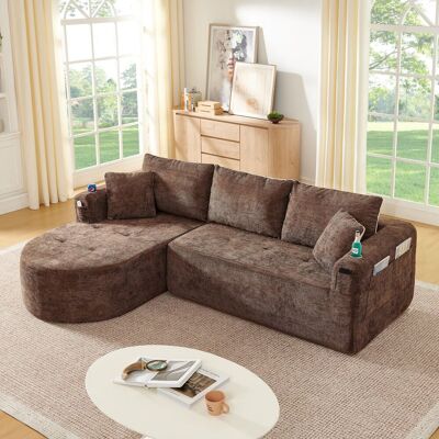 OEM Le Canapé D'Angle En Forme De L, Qui Fait Partie De La Série Cloud Sofa, Est Doté D'Une Conception À Monter Soi-même, - Publicité OEM Le Canapé D'Angle En Forme De L, Qui Fait Partie De La Série Cloud Sofa, Est Doté D'Une Conception À Monter Soi-même, - Publicité