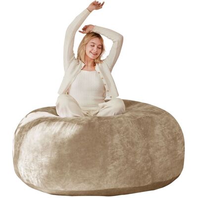 ACKERMAN 5ft Pouf Géant, Fauteuil Pouf, Canapé Pour Adultes, Siège De Lecture Moelleux Et Confortable, Adapté Pour Chambre, Balcon Et Autres Espaces - Publicité ACKERMAN 5ft Pouf Géant, Fauteuil Pouf, Canapé Pour Adultes, Siège De Lecture Moelleux Et Confortable, Adapté Pour Chambre, Balcon Et Autres Espaces - Publicité