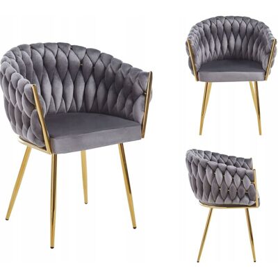 OEM Fauteuil En Velours Gris Riviera 91 K7-fx (g) - Publicité OEM Fauteuil En Velours Gris Riviera 91 K7-fx (g) - Publicité