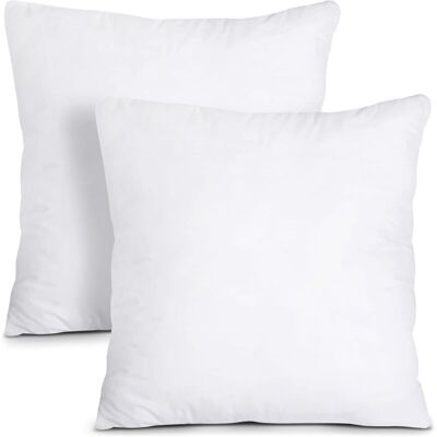 OEM Coussins De Garnissage 45 X 45 Cm – Lot De 2 – Remplissage Fibres De Silicone Souples – Confort Optimal Pour Intérieur - Publicité OEM Coussins De Garnissage 45 X 45 Cm – Lot De 2 – Remplissage Fibres De Silicone Souples – Confort Optimal Pour Intérieur - Publicité