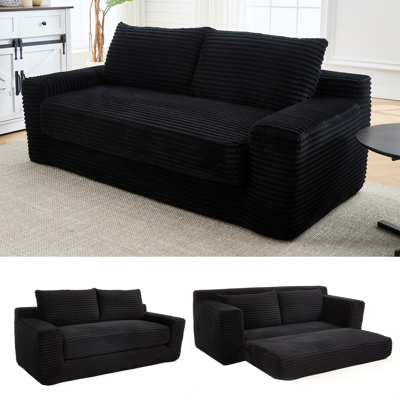 ACKERMAN Canapé 2 Places Avec Mousse À Mémoire - Sans Montage Nécessaire, Fonction 2-en-1, Revêtement En Cordeau - Canapé Compact Pour Petits Espaces, Appartements, Télétravail Et Chambre À Coucher - Publicité ACKERMAN Canapé 2 Places Avec Mousse À Mémoire - Sans Montage Nécessaire, Fonction 2-en-1, Revêtement En Cordeau - Canapé Compact Pour Petits Espaces, Appartements, Télétravail Et Chambre À Coucher - Publicité