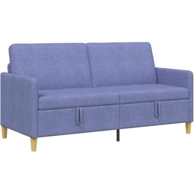 Sofa Avec Rangement Bleu Denim 172 X 78 X 87 Cm Polyester Vidaxl - Publicité Sofa Avec Rangement Bleu Denim 172 X 78 X 87 Cm Polyester Vidaxl - Publicité