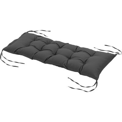 ARRIGONI Coussin D'Assise Pour Banc De Jardin Rembourrage Épais 100 X 40 X 10 Cm, Gris Foncé - Publicité ARRIGONI Coussin D'Assise Pour Banc De Jardin Rembourrage Épais 100 X 40 X 10 Cm, Gris Foncé - Publicité