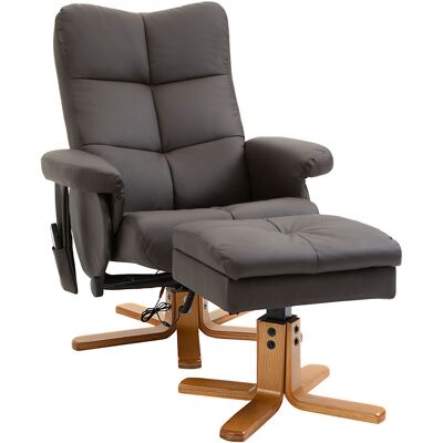 ACKERMAN Fauteuil Relax Avec Repose-pieds, Fauteuil De Massage, Fauteuil Tv, Inclinaison 145°, 10 Points De Vibration, Simili Cuir, Brun Pour Détente Et Confort .de - Publicité ACKERMAN Fauteuil Relax Avec Repose-pieds, Fauteuil De Massage, Fauteuil Tv, Inclinaison 145°, 10 Points De Vibration, Simili Cuir, Brun Pour Détente Et Confort .de - Publicité