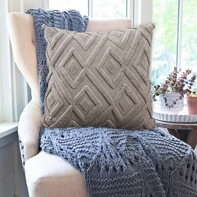 OEM Housse De Coussin Décorative Grise De 45 Cm (17,72 Pouces) - Housse De Coussin En Polyester Pour Canapé/chambre, Motif Festif Sur Une Seule Face - Publicité OEM Housse De Coussin Décorative Grise De 45 Cm (17,72 Pouces) - Housse De Coussin En Polyester Pour Canapé/chambre, Motif Festif Sur Une Seule Face - Publicité