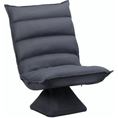 OEM Fauteuil, Assise Pivotante, Dossier Inclinable, Rembourrage Moelleux, Revêtement Respirant, Gris Foncé, 62 X 70 X 95 Cm - Publicité OEM Fauteuil, Assise Pivotante, Dossier Inclinable, Rembourrage Moelleux, Revêtement Respirant, Gris Foncé, 62 X 70 X 95 Cm - Publicité