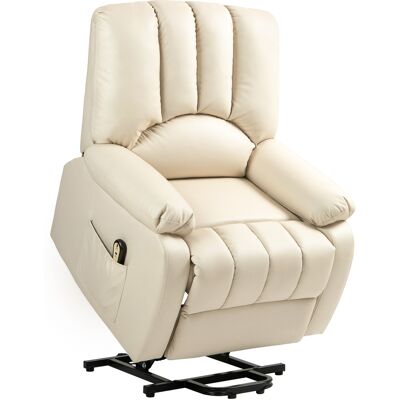 DESIGN IN Fauteuil De Relaxation Fauteuil Relax Beige Microfibre (polyester) 86x92x102 Cm - Publicité DESIGN IN Fauteuil De Relaxation Fauteuil Relax Beige Microfibre (polyester) 86x92x102 Cm - Publicité