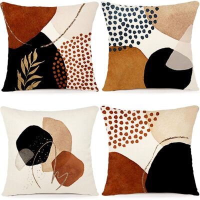 OEM 45x 45cm Housse De Coussin Lot De 4 Housse Coussin En Lin Coussin De Canapé Moderne Boho Coussin Canape Chambre Canapé Extérieur Housse Oreiller-dou - Publicité OEM 45x 45cm Housse De Coussin Lot De 4 Housse Coussin En Lin Coussin De Canapé Moderne Boho Coussin Canape Chambre Canapé Extérieur Housse Oreiller-dou - Publicité