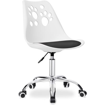 OEM Fauteuil Pivotant Grover Noir Et Blanc - Publicité OEM Fauteuil Pivotant Grover Noir Et Blanc - Publicité