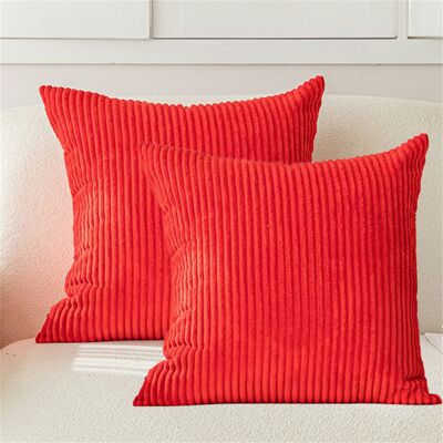 OEM Housse De Coussin Federra 60 X 60 Cm En Velours Côtelé Rayé, Couleur Unie, Idéale Pour Les Canapés, Les Chambres Et Les Salons. 40 X 40 Cm, Beige, Lot De 2. Publicité OEM Housse De Coussin Federra 60 X 60 Cm En Velours Côtelé Rayé, Couleur Unie, Idéale Pour Les Canapés, Les Chambres Et Les Salons. 40 X 40 Cm, Beige, Lot De 2. Publicité