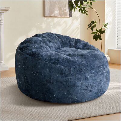 ACKERMAN Fauteuil Bean Bag Incurvé Haut Dossier Avec Support Épouse-corps Complet Pour Une Relaxation Immersive Dans Les Espaces De Vie Modernes - Publicité ACKERMAN Fauteuil Bean Bag Incurvé Haut Dossier Avec Support Épouse-corps Complet Pour Une Relaxation Immersive Dans Les Espaces De Vie Modernes - Publicité