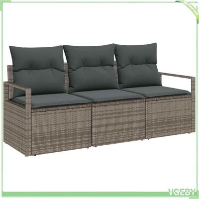 OEM Ensemble De Canapés 3 Pièces - Fafeicy - Modulaire - Gris - Polyrotin - Déhoussable - Publicité OEM Ensemble De Canapés 3 Pièces - Fafeicy - Modulaire - Gris - Polyrotin - Déhoussable - Publicité
