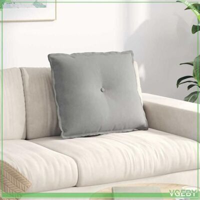 OEM Coussin De Dos - Abi - Gris Clair - Microfibre - 60 X 50 Cm - Publicité OEM Coussin De Dos - Abi - Gris Clair - Microfibre - 60 X 50 Cm - Publicité