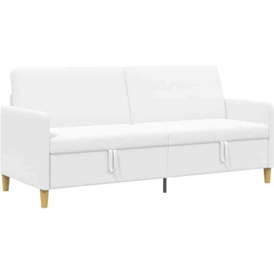 Sofa Avec Rangement Blanc 192 X 78 X 87 Cm Polyester Vidaxl - Publicité Sofa Avec Rangement Blanc 192 X 78 X 87 Cm Polyester Vidaxl - Publicité