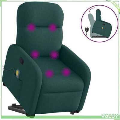 OEM Fauteuil Inclinable De Massage - Faf7291712427152 - Vert Foncé - Moteur De Levage Électrique - Massage 6 Points - Publicité OEM Fauteuil Inclinable De Massage - Faf7291712427152 - Vert Foncé - Moteur De Levage Électrique - Massage 6 Points - Publicité