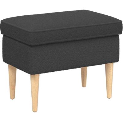 Pouf Gris Foncé 55 X 35 X 41 Cm Bouclé Vidaxl - Publicité Pouf Gris Foncé 55 X 35 X 41 Cm Bouclé Vidaxl - Publicité