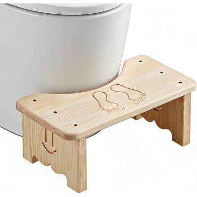 OEM Tabouret De Toilette En Bois Pour Adultes Et Enfants, Tabouret De Toilette Ergonomique, Tabouret De Salle De Bain Antidérapant Pour Le Soulagement Intestinal Et La Constipation - Publicité OEM Tabouret De Toilette En Bois Pour Adultes Et Enfants, Tabouret De Toilette Ergonomique, Tabouret De Salle De Bain Antidérapant Pour Le Soulagement Intestinal Et La Constipation - Publicité