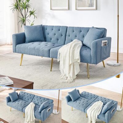 OEM Canapé Deux Places Moderne En Polaire Bouclée Effet Peluche, Dossier Inclinable 3 Positions, 2 Coussins Inclus, Pieds En Métal Robustes, Doux Et Confortable Pour Salon, Appartement En Location, Petit - Publicité OEM Canapé Deux Places Moderne En Polaire Bouclée Effet Peluche, Dossier Inclinable 3 Positions, 2 Coussins Inclus, Pieds En Métal Robustes, Doux Et Confortable Pour Salon, Appartement En Location, Petit - Publicité