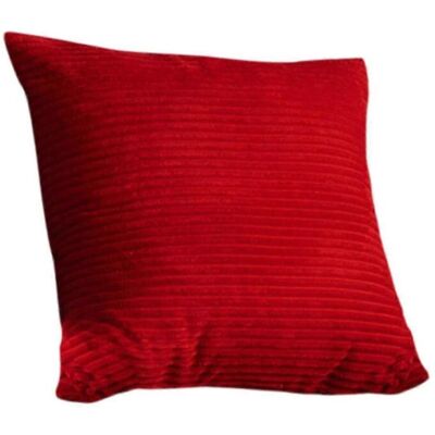YUDO Housse De Coussin Carrée En Velours Côtelé, Style Campagnard, Idéale Pour Canapé, Chambre Ou Cadeau De Pendaison De Crémaillère.-red - Publicité YUDO Housse De Coussin Carrée En Velours Côtelé, Style Campagnard, Idéale Pour Canapé, Chambre Ou Cadeau De Pendaison De Crémaillère.-red - Publicité
