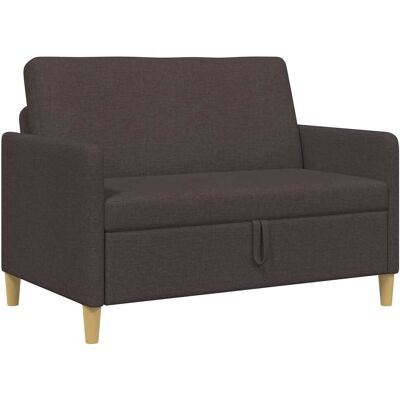 Sofa Avec Rangement Marron Foncé 122 X 78 X 87 Cm Polyester Vidaxl - Publicité Sofa Avec Rangement Marron Foncé 122 X 78 X 87 Cm Polyester Vidaxl - Publicité