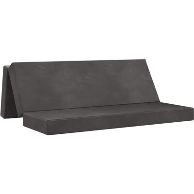 Canapé-lit Pliable 180 X 67 X 45 Cm Gris Foncé Vidaxl - Publicité Canapé-lit Pliable 180 X 67 X 45 Cm Gris Foncé Vidaxl - Publicité