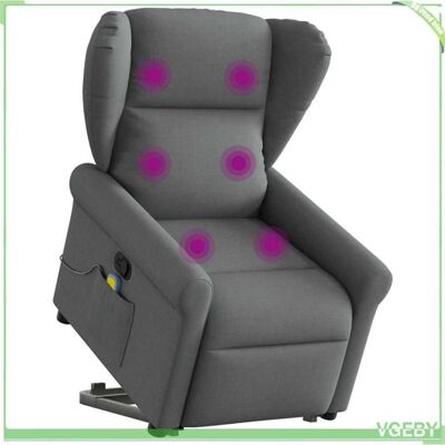 OEM Fauteuil Inclinable De Massage - Faf7291712427800 - Gris Foncé - 6 Points Vibration - Dossier 135° Levage Électrique - Publicité OEM Fauteuil Inclinable De Massage - Faf7291712427800 - Gris Foncé - 6 Points Vibration - Dossier 135° Levage Électrique - Publicité