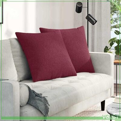 OEM Coussins De Canapé - Bordeaux - 60 X 60 Cm - Housses Amovibles - Rembourrage Polyester - Publicité OEM Coussins De Canapé - Bordeaux - 60 X 60 Cm - Housses Amovibles - Rembourrage Polyester - Publicité