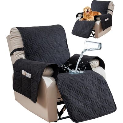 OEM 23in Réversible Fauteuil Couchant Couvercle, Imperméable Fauteuil Couchant Couvercles Avec Poche Lavable Fauteuil Couchant Couvercle Meubles Protecteur Pour Enfants, Animaux De Compagnie, Noir - Publicité OEM 23in Réversible Fauteuil Couchant Couvercle, Imperméable Fauteuil Couchant Couvercles Avec Poche Lavable Fauteuil Couchant Couvercle Meubles Protecteur Pour Enfants, Animaux De Compagnie, Noir - Publicité