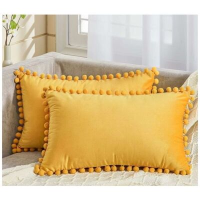 FOGSHIELD Housse Coussin 30x50 Cm Jaune Moutarde Decoration Salon Maison Scandinave Lot De 2 Protege Oreiller Velours Doux Double Face Rectangulaire À Couleur Uni Pour Coussin Fauteuil Bureau - Publicité FOGSHIELD Housse Coussin 30x50 Cm Jaune Moutarde Decoration Salon Maison Scandinave Lot De 2 Protege Oreiller Velours Doux Double Face Rectangulaire À Couleur Uni Pour Coussin Fauteuil Bureau - Publicité