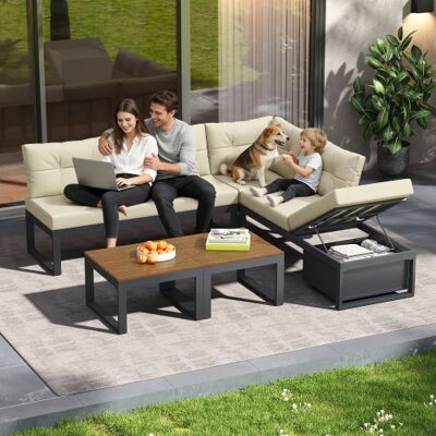 OEM Cet Ensemble De Mobilier De Jardin Multifonctionnel Est Doté D'Un Dossier Réglable Sur Trois Positions Et D'Un Angle D'Inclinaison Ajustable, Ce Qui Le Rend Idéal Pour Les Terrasses Et Les Jardins. Publicité OEM Cet Ensemble De Mobilier De Jardin Multifonctionnel Est Doté D'Un Dossier Réglable Sur Trois Positions Et D'Un Angle D'Inclinaison Ajustable, Ce Qui Le Rend Idéal Pour Les Terrasses Et Les Jardins. Publicité