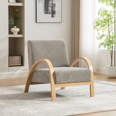 OEM Fauteuil-sac Scandinave En Velours Doux Avec Structure En Bois Robuste – Confort Optimal Pour Salon Et Chambre À Coucher, Couleur Gris Neutre - Publicité OEM Fauteuil-sac Scandinave En Velours Doux Avec Structure En Bois Robuste – Confort Optimal Pour Salon Et Chambre À Coucher, Couleur Gris Neutre - Publicité