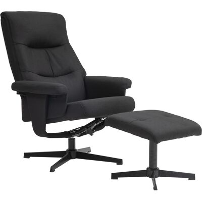 ACKERMAN Fauteuil Relax Avec Repose-pieds, Fauteuil Tv Capitonné Avec Fonction Inclinaison, Fonction Bascule, Fauteuil Inclinable Pivotant Aspect Velours, Pour Salon, Chambre À Coucher, Noir - Publicité ACKERMAN Fauteuil Relax Avec Repose-pieds, Fauteuil Tv Capitonné Avec Fonction Inclinaison, Fonction Bascule, Fauteuil Inclinable Pivotant Aspect Velours, Pour Salon, Chambre À Coucher, Noir - Publicité