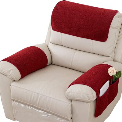 OEM Couverture D'Appuie-bras, Protecteur De Fauteuil, Glissement Protecteur De Meubles, Poche De Stockage Latérale, Couverture D'Appuie-bras Pour Fauteuil, Chaise, Canapé, 1 Siège 3pcs, Vin Rouge - Publicité OEM Couverture D'Appuie-bras, Protecteur De Fauteuil, Glissement Protecteur De Meubles, Poche De Stockage Latérale, Couverture D'Appuie-bras Pour Fauteuil, Chaise, Canapé, 1 Siège 3pcs, Vin Rouge - Publicité