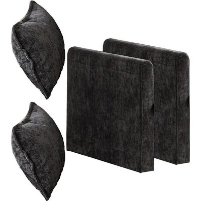 OEM Accoudoirs Uniquement Pour Canapé Cloud, Canapé D'Angle Moderne, Idéal Pour Salon, Chambre Et Appartement, Coussin D'Assise Double Couche Confortable, Tissu Chenille Respirant, Noir - Publicité OEM Accoudoirs Uniquement Pour Canapé Cloud, Canapé D'Angle Moderne, Idéal Pour Salon, Chambre Et Appartement, Coussin D'Assise Double Couche Confortable, Tissu Chenille Respirant, Noir - Publicité