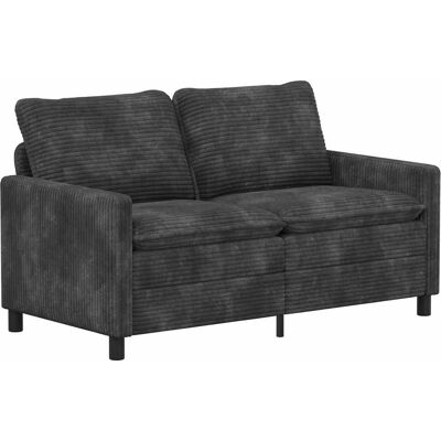 Canapé Gris Foncé 156 X 81 X 87,5 Cm Polyester Vidaxl - Publicité Canapé Gris Foncé 156 X 81 X 87,5 Cm Polyester Vidaxl - Publicité